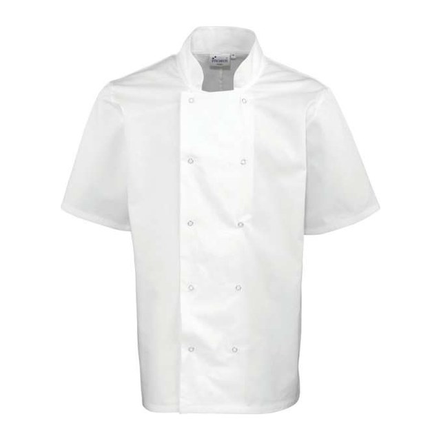 Chef's Short Sleeve Stud Jacket