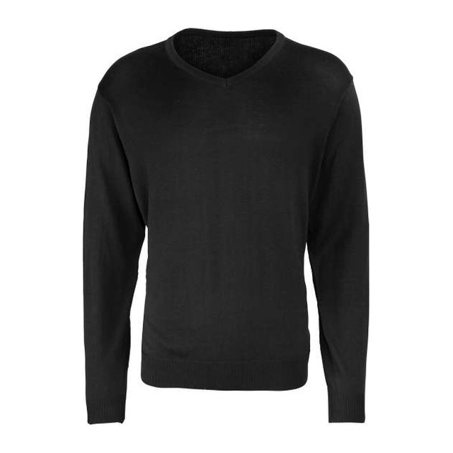 Men's Knitted V-Neck Sweater