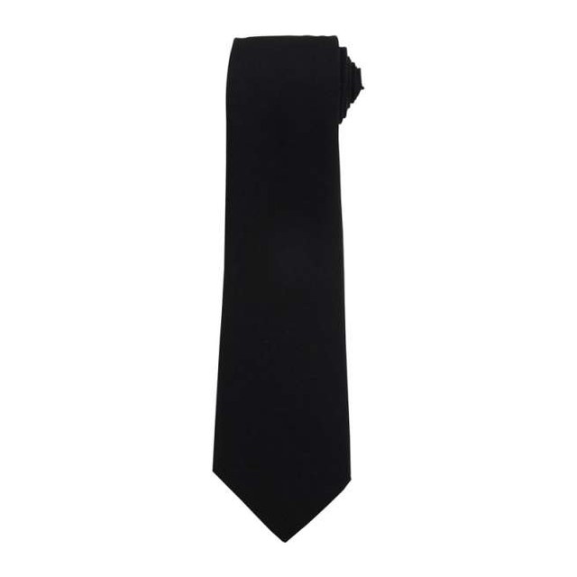Plain Work Tie – Black
