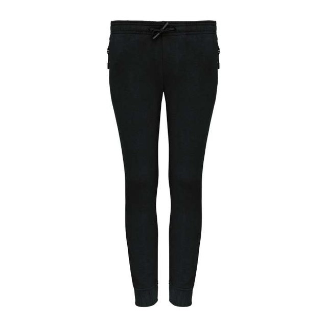 Kid's Multisport Jogging Pants With Pockets – Black