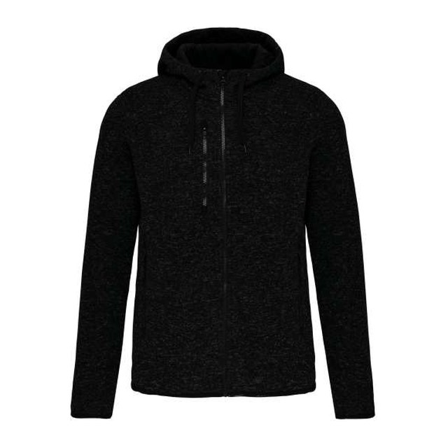 Men's Heather Hooded Jacket