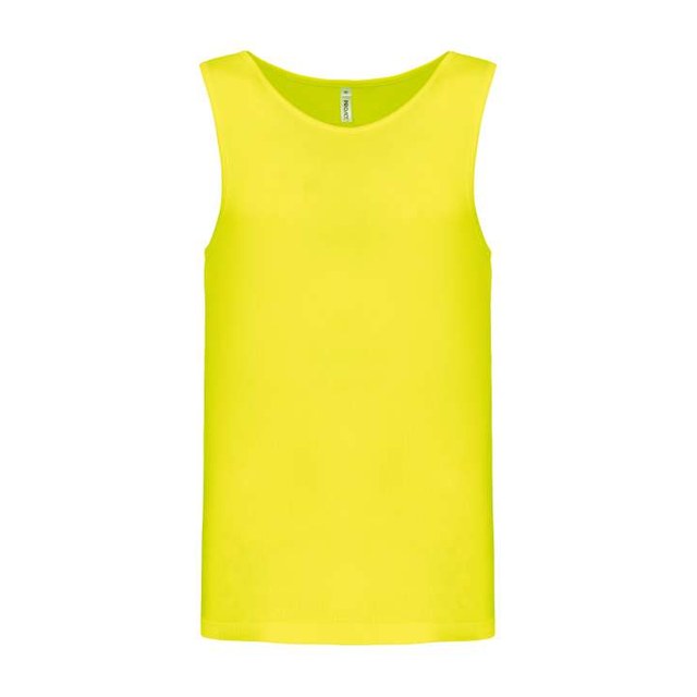 Men’s Sports Vest – Fluorescent Yellow