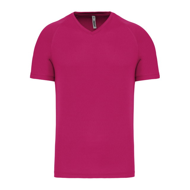 Men’s V-Neck Short-Sleeved Sports T-Shirt