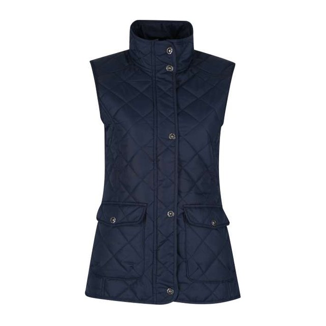 Tarah - Diamond Quilt Bodywarmer – Navy