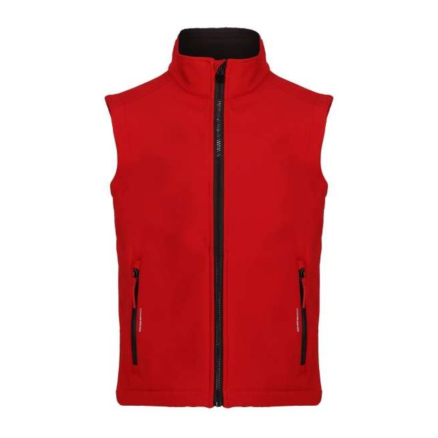 Junior Ablaze Softshell Bodywarmer – Classic Red/Black