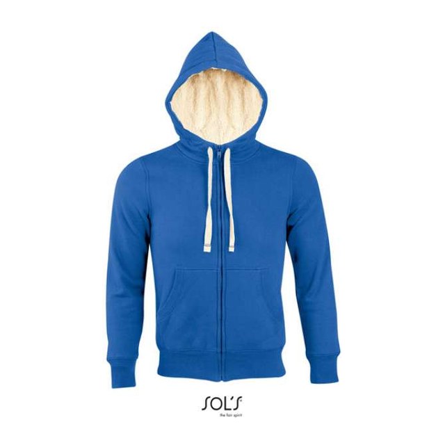 Sol's Sherpa - Unisex Zipped Jacket With "Sherpa" Lining – Royal Blue