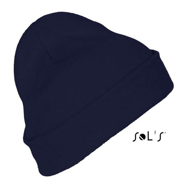 Sol's Pittsburgh - Solid-Colour Beanie With Cuffed Design