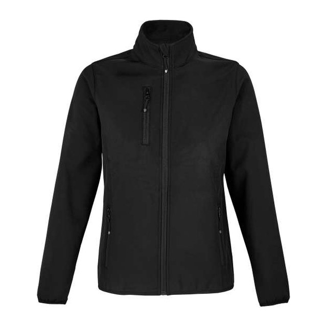 Sol's Falcon Women - Softshell Zip Jacket – Black