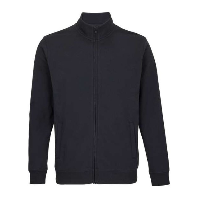 Sol's Cooper - Unisex Full-Zip Sweatshirt – Black