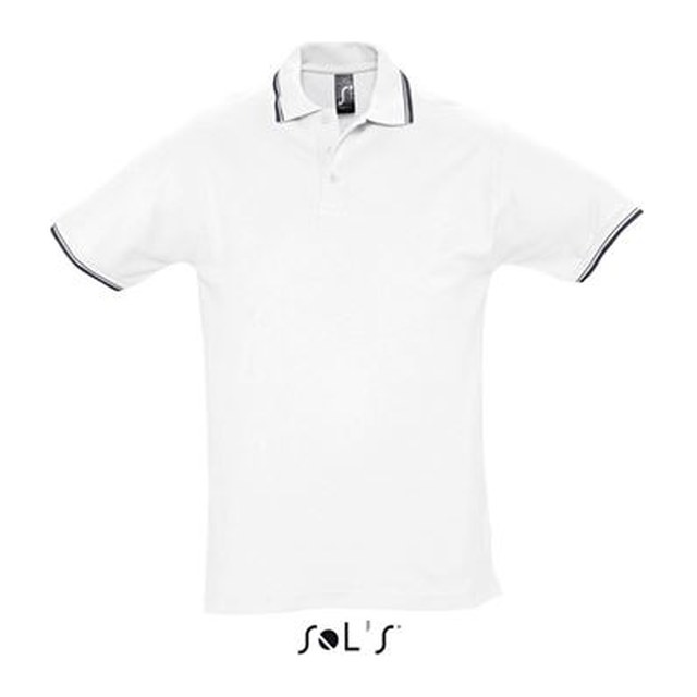Sol's Practice Men - Polo Shirt – White/Navy