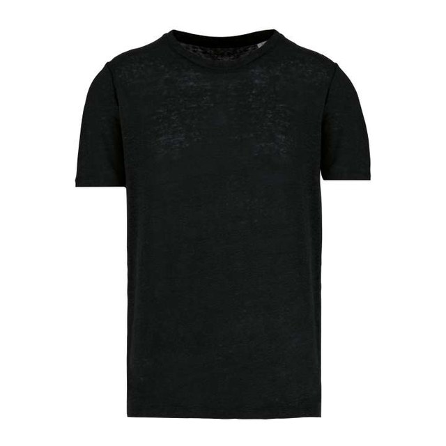 Men's Linen T-Shirt – Black