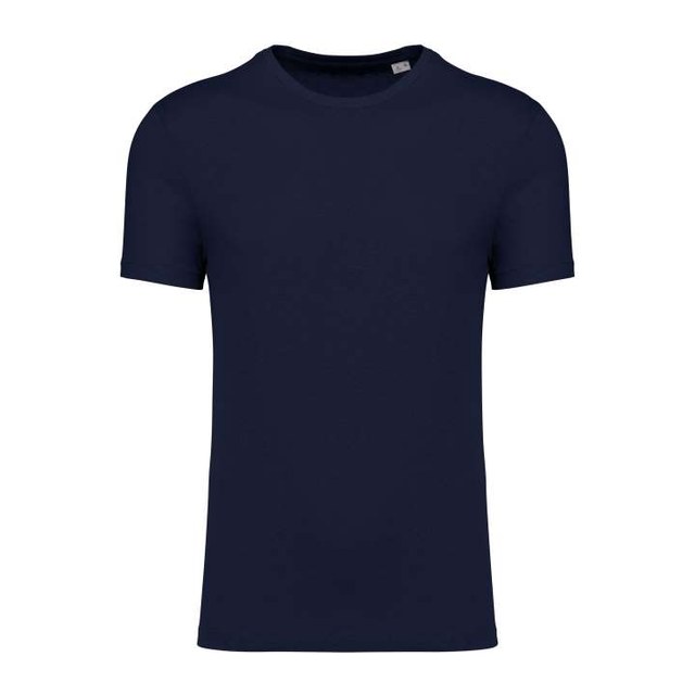 Eco-Friendly Unisex Organic Cotton And Linen T-Shirt – Navy Blue