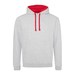 Heather Grey/Fire Red