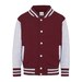Burgundy/Heather Grey