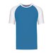 Aqua Blue/White
