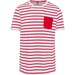 Striped White/Red