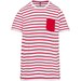 Striped White/Red