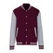 Wine/Oxford Grey