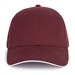 Burgundy/White