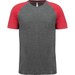 Grey Heather/Sporty Red Heather