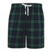Navy/Green Check
