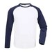 White/Oxford Navy