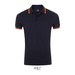 French Navy/Neon Orange