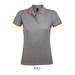 Grey Melange/Orange